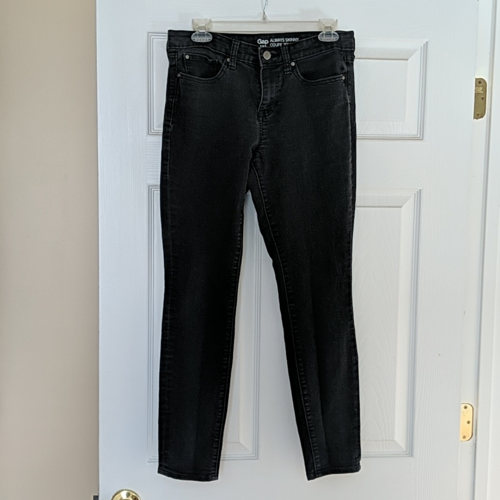 Gap 1969 Always Skinny Black Jeans